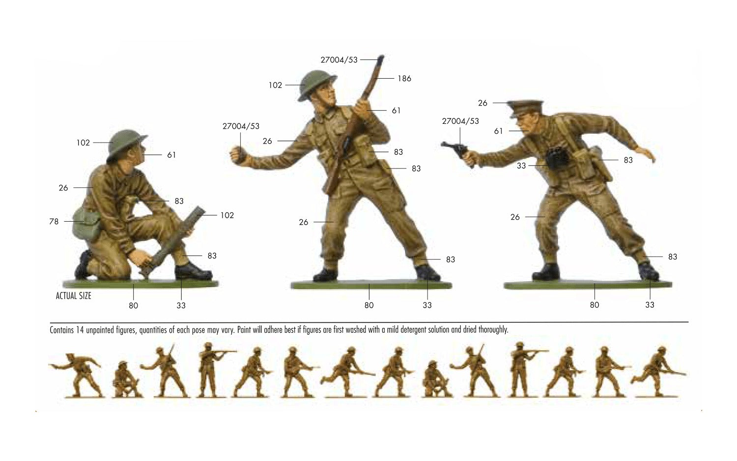 Airfix 1/32 WWII British Infantry A02718V