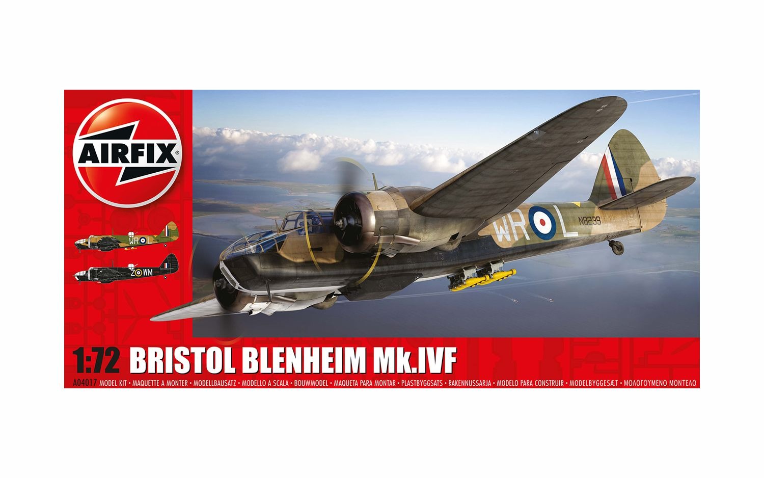 Airfix 1/72 Bristol Blenheim MkIV Fighter A04017