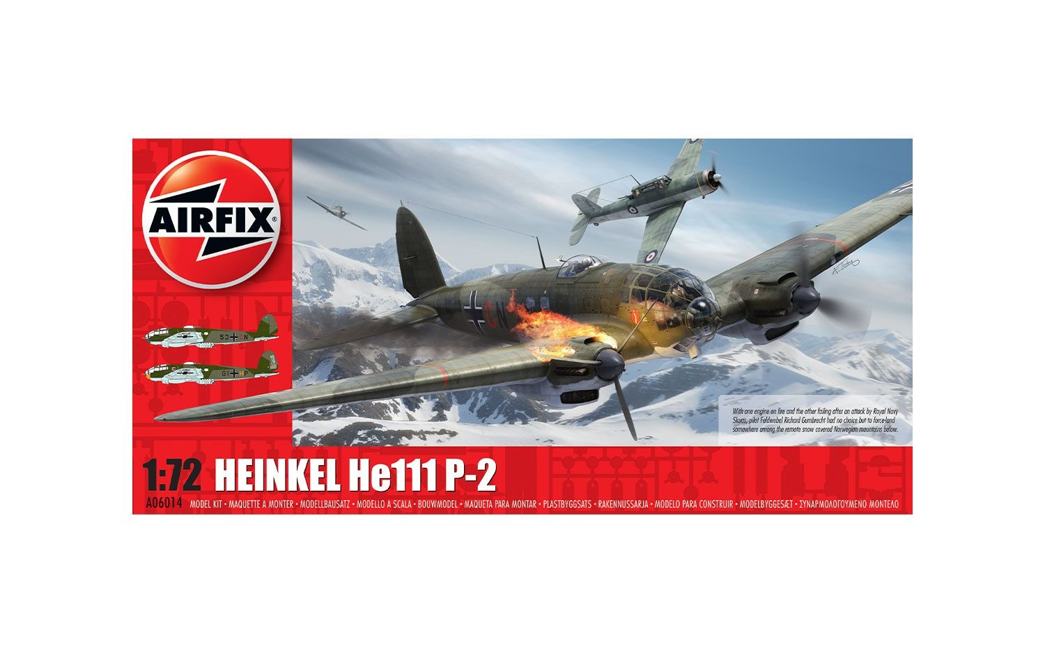 Airfix 1/72 Heinkel He.III P2 A06014