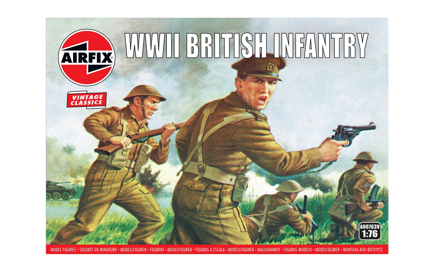 Airfix 1/76 WWII British Infantry N. Europe A00763V