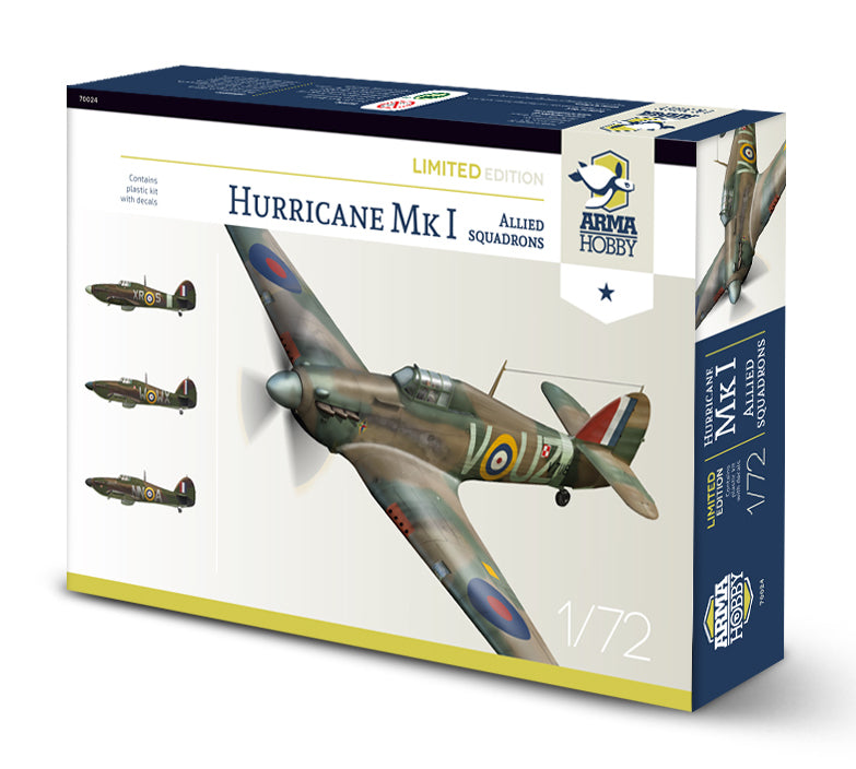 Arma Hobby 1/72 Hawker Hurricane Mk.I Allied Squadrons AH70024