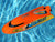 Jet Jam V2 12" Self-Righting Pool Racer Brushed RTR, Orange