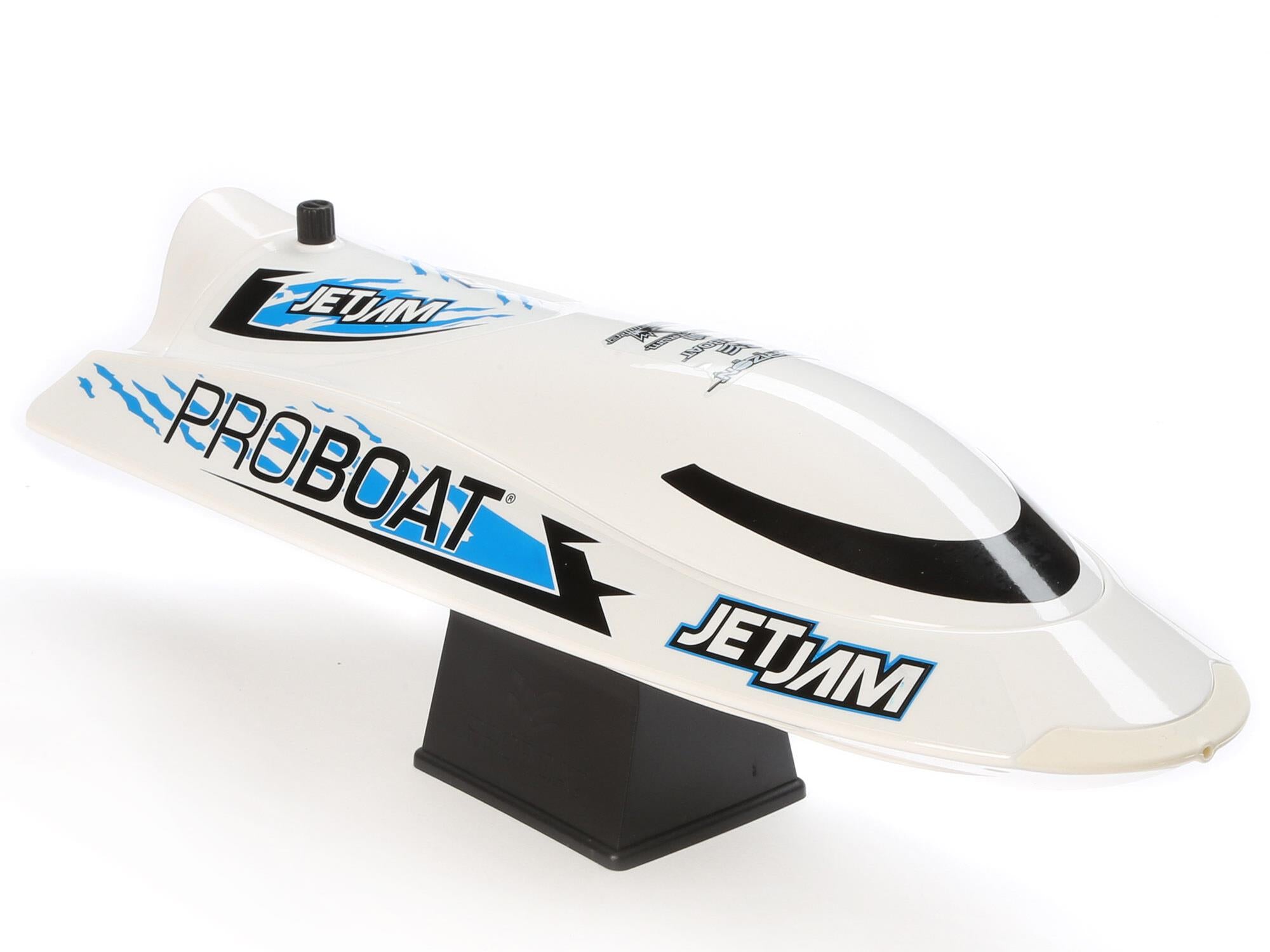 Jet Jam V2 12" Self-Righting Pool Racer Brushed RTR, White