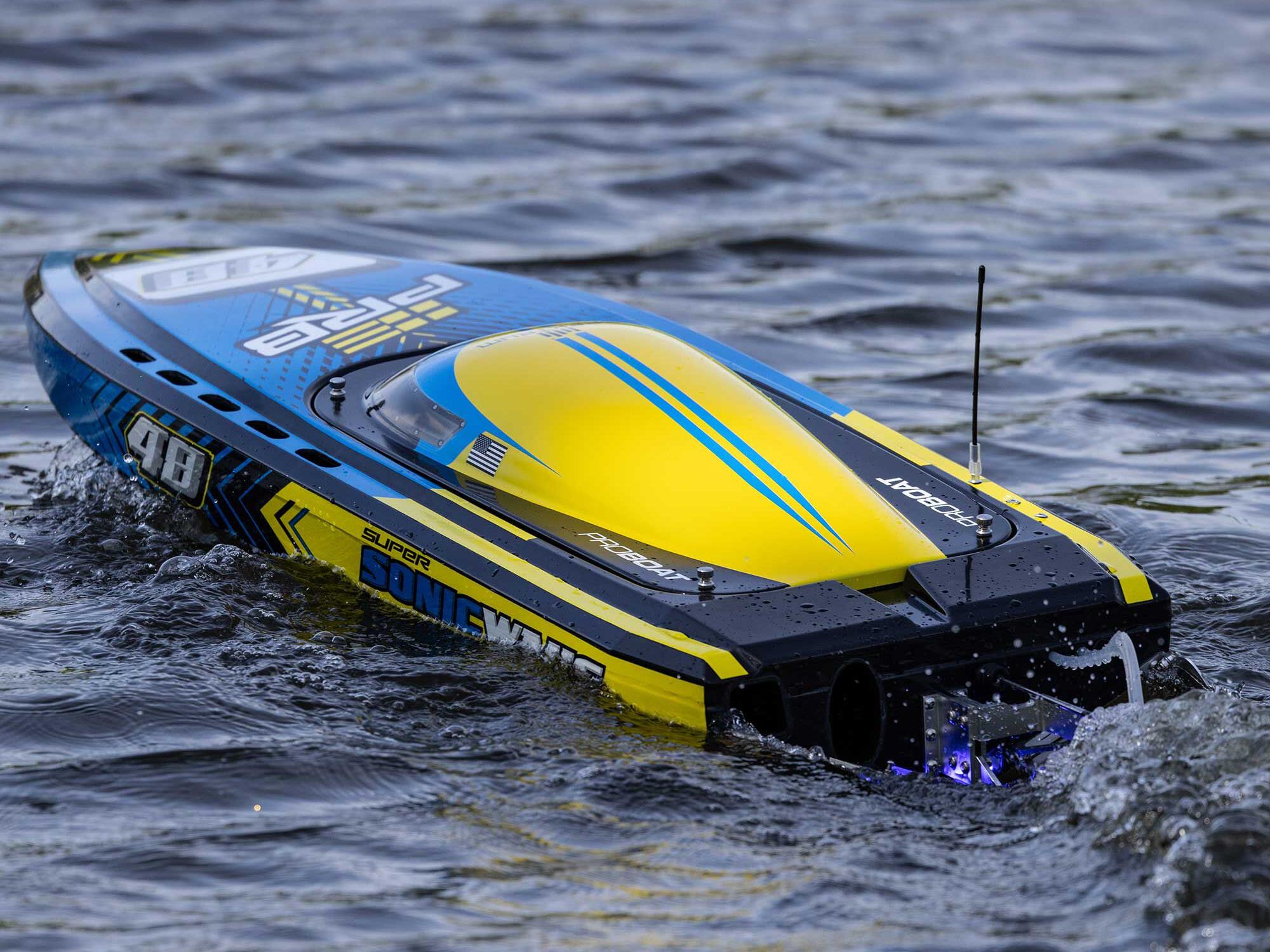 ProBoat Super Sonicwake 48" 8S Self-Righting Brushless Deep-V RTR