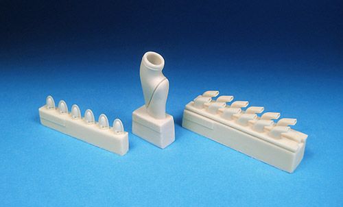 Messerschmitt Bf-109G-6 intake and exhaust set (designed to be used with Revell kits)