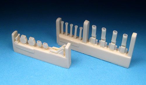 Bristol Blenheim Mk.I/Mk.IV intakes and exhausts set (designed to be used with Airfix kits)
