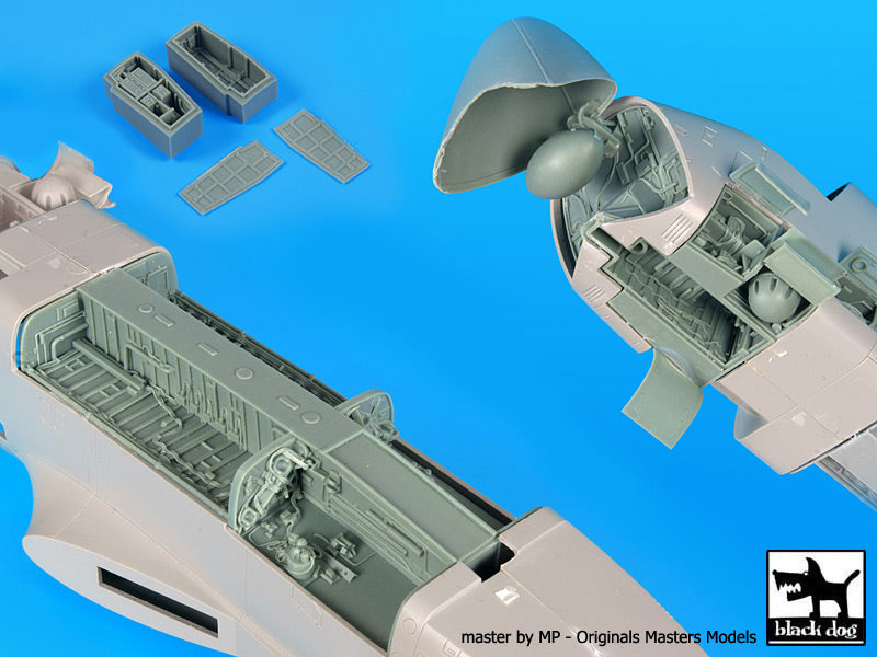 Lockheed S-3A/B Viking Big accessories set including BDOA48014, BDOA48013 and BDOA48012 Big Set (designed to be used with Italeri kits)[S-3B]