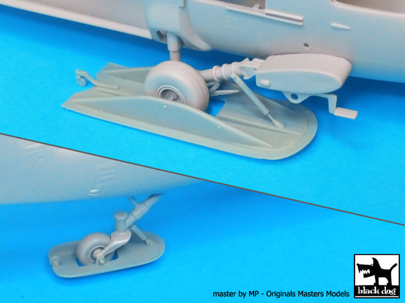 Sikorsky UH-60 Black Hawk Ski accessories set (designed to be used with Italeri kits)
