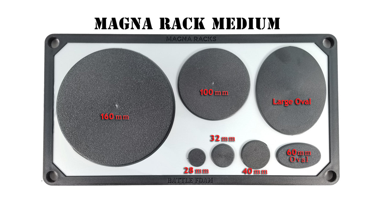 Battle Foam Medium Individual Magna Rack Original Tray BF-MIS-MMRT