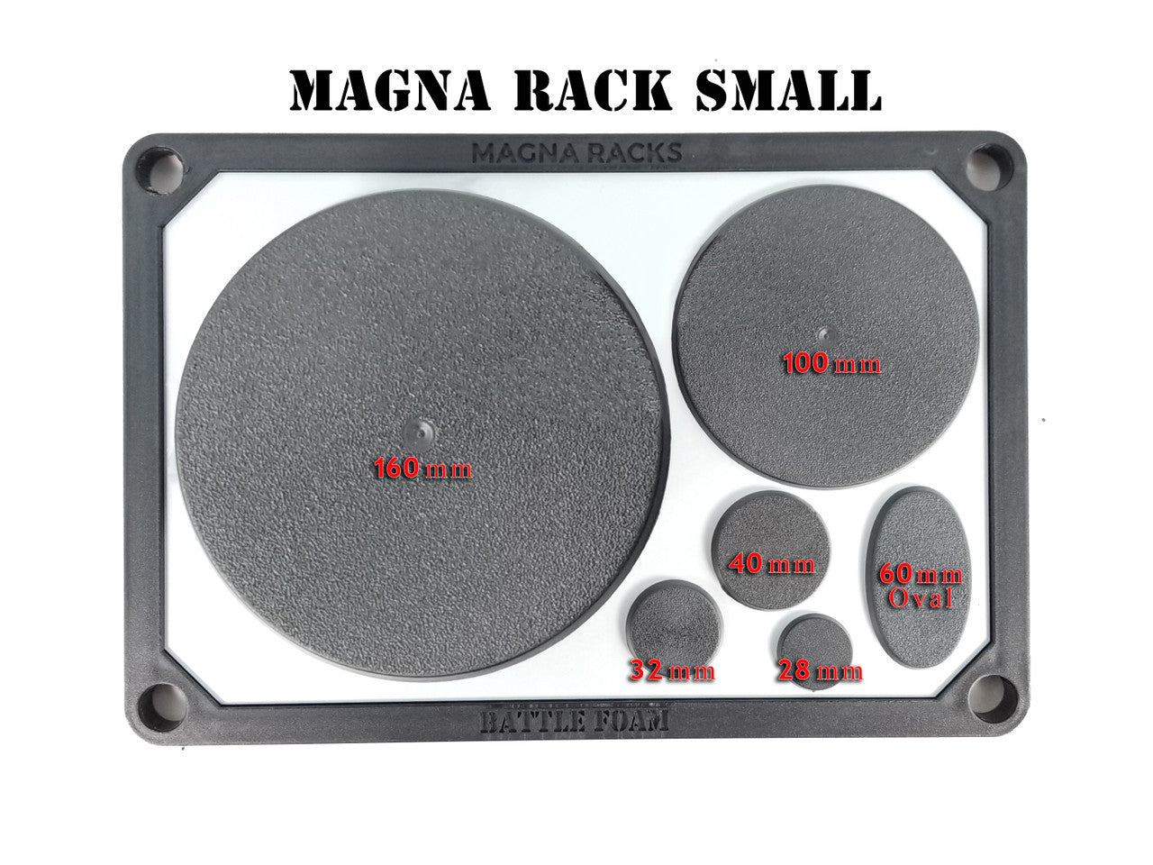 Battle Foam Magna Rack Slider Small Kit for Privateer Press Backpack BF-BFS-MRSSKPPB