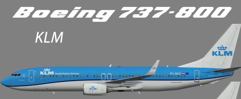 Big Planes Kits Boeing 737-800 KLM- BPK7219