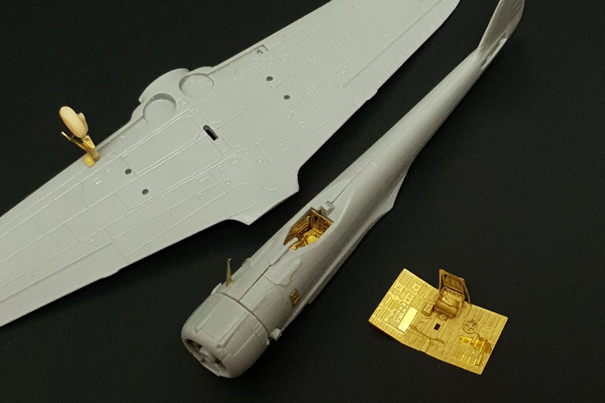 Nakajima Ki-43-I Hayabusa etched detail set (designed to be used with Platz kits)