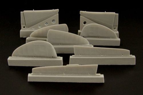 Mikoyan MiG-3 control surfaces (designed to be used with Alanger, Ark Model and ICM UA UK kits)