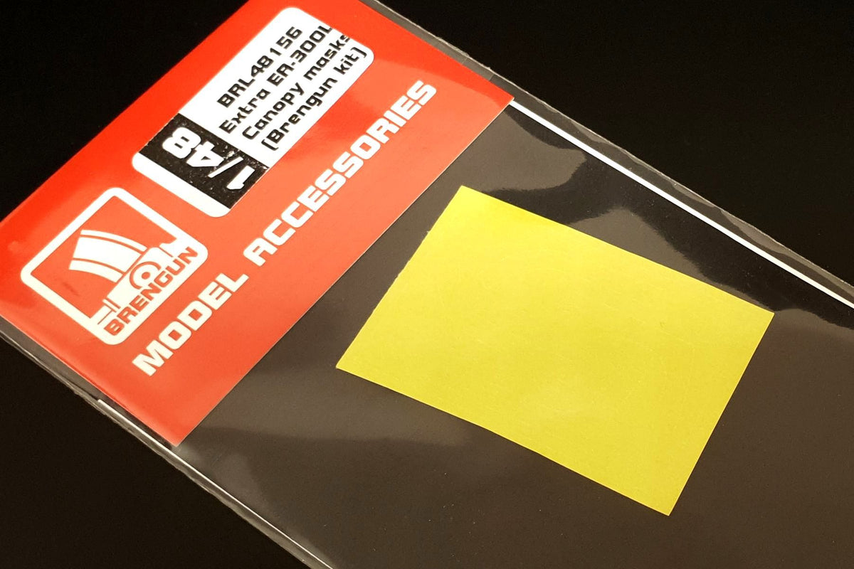 Extra EA-300L canopy frame paint masks (designed to be used with Brengun kits)