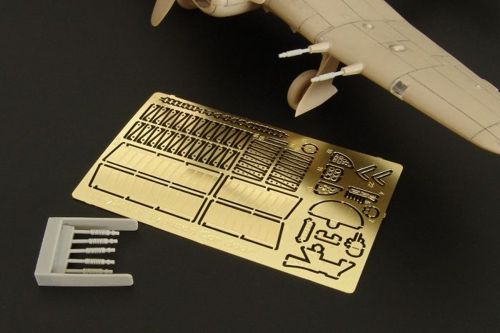 Hawker Typhoon Mk.Ib Car doors---PE/resin parts (designed to be used with Brengun kits)