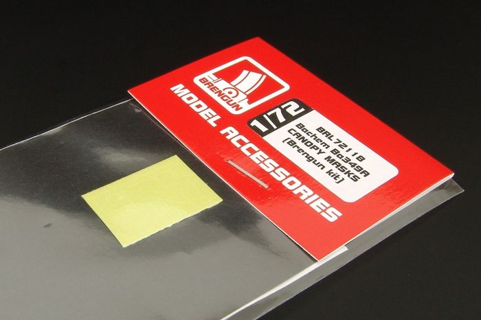 Bachem Ba-349A 'Natter' canopy frame paint masks (designed to be used with Brengun kits)