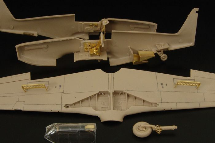 North-American A-36 Apache Mustang etched parts (designed to be used with Brengun kits)