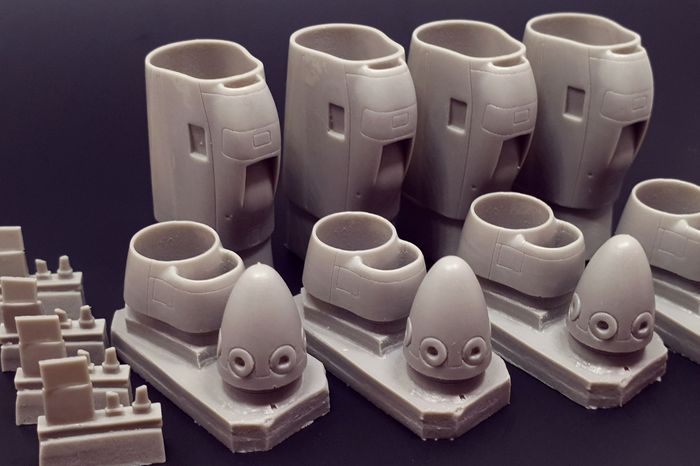 Lockheed C-130J Hercules Engine set (designed to be used with Italeri kits)[C-130H C-130J AC-130A KC-130F DC-130 AC-130H HC-130J MC-130H]