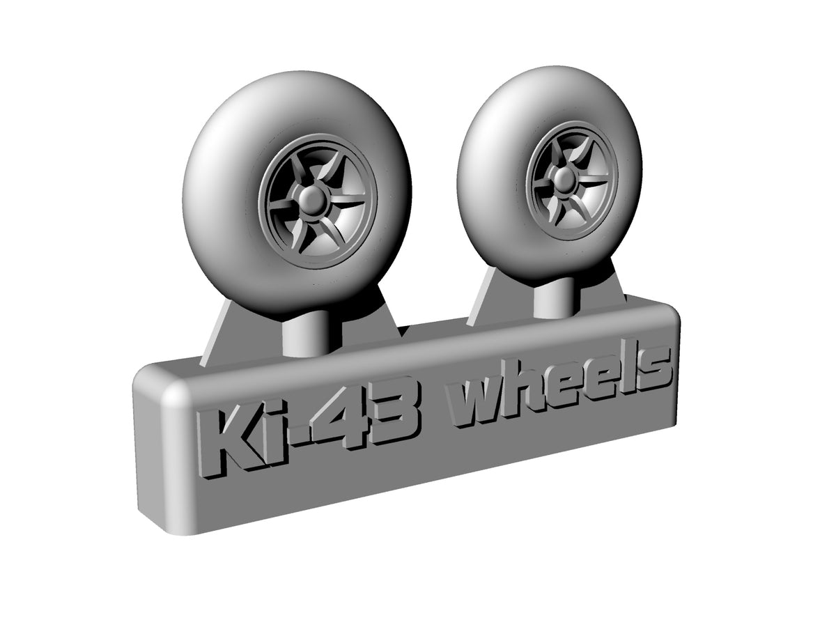 Nakajima Ki-43 Wheels (designed to be used with Special Hobby kits) [Ki-43-I Ki-43-II]