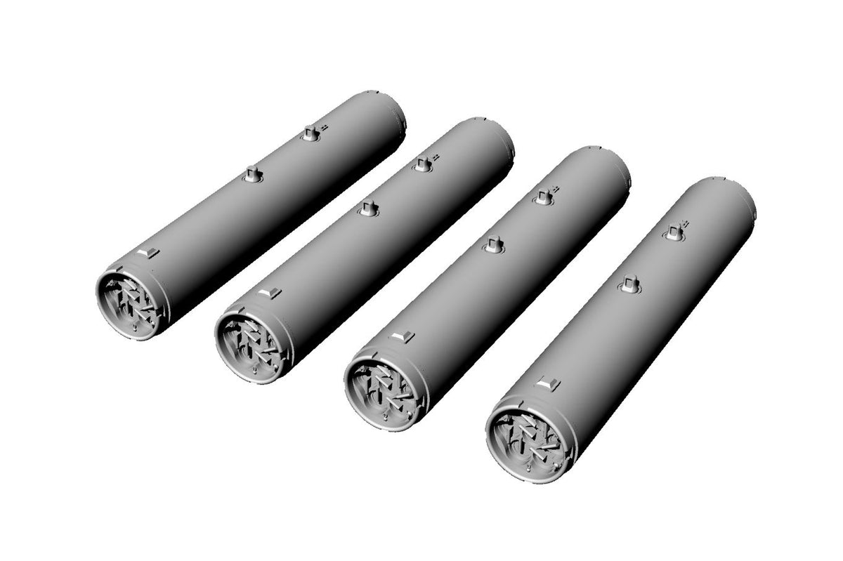 LAU-131 (4pcs)	Resin set of U.S. rocket containers