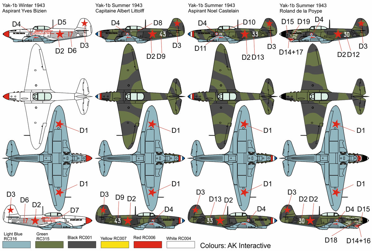 Yakovlev Yak-1b GC-3 Normandie