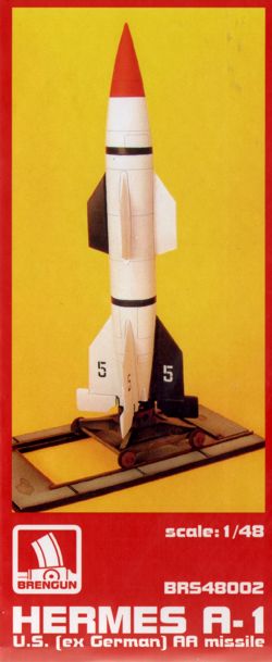 Hermes A-1 resin kit of U.S. (ex-German) AA rocket