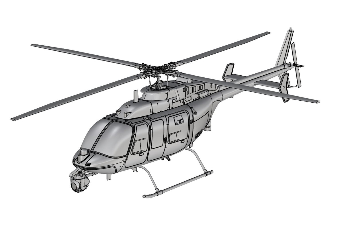MQ-8C (Bell 407)	Resin construction kit of U.S. unmanned helicopter