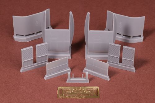 Supermarine Spitfire/Seafire radiators	Airfix	Resin+PE (designed to be used with Airfix kits) [Mk.Vb Mk.IA]