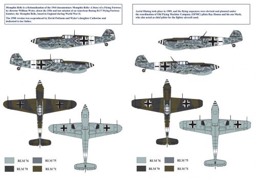 Hispano HA-1112 M1L 'Memphis Belle' decal sheet