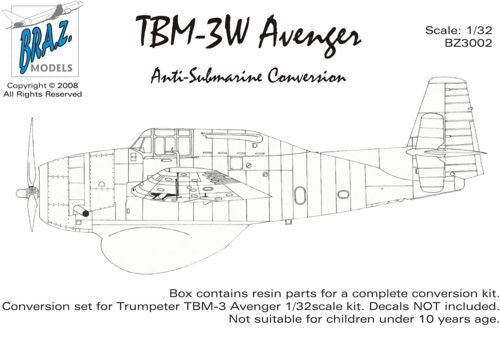 Grumman TBM-3W Avenger conversion (designed to be used with Trumpeter kits)