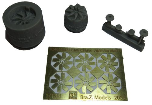 Boeing 737-600/737-700/737-800/737-900 CFM56-7B/E PE Fan Blades for kit BZ4087/BZ4088 (designed to be used with Bra.z Models kits)