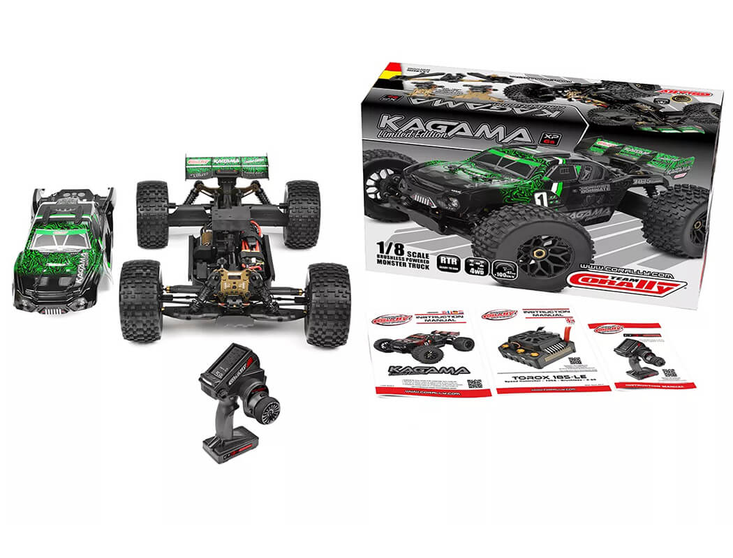 CORALLY KAGAMA XP 6S LIMITED EDITION TRUCK RTR - GREEN C-00275-G