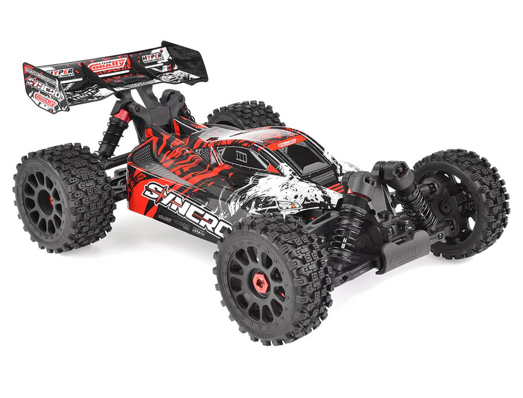 CORALLY SYNCRO-2 1/8 BRUSHLESS 3-4S 2WD BASHER BUGGY RTR - RED C-00289-R