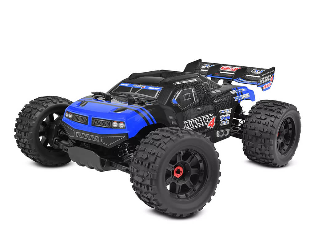 CORALLY PUNISHER 4 BRUSHLESS 4S BASHER TRUCK RTR - BLUE C-00292-B