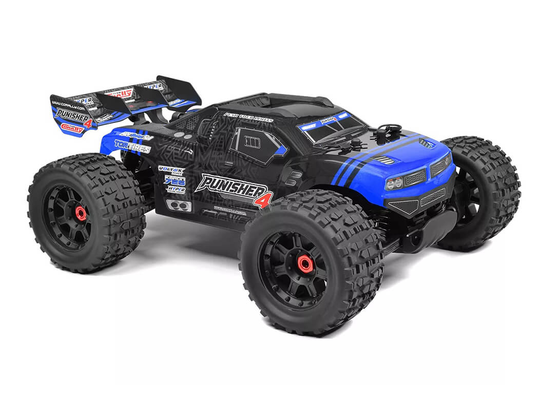 CORALLY PUNISHER 4 BRUSHLESS 4S BASHER TRUCK RTR - BLUE C-00292-B