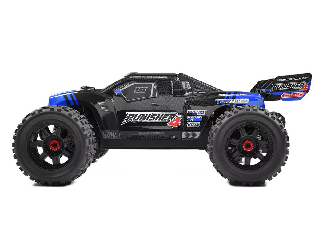 CORALLY PUNISHER 4 BRUSHLESS 4S BASHER TRUCK RTR - BLUE C-00292-B