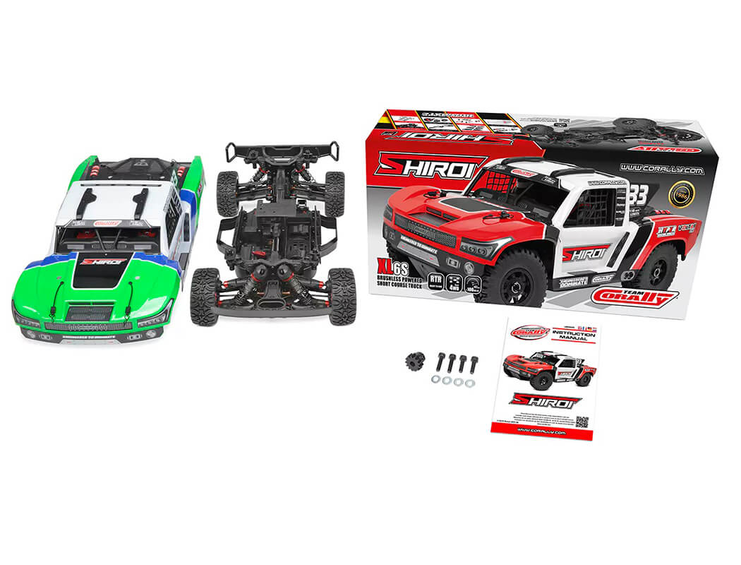 Corally Corally Shiroi Xp6 Roller Short Course Truck Rtr - Green C-00478-G