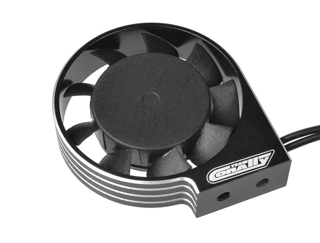 CORALLY ESC ULTRA HIGH SPEED FAN XF-40 BEC CONN. 40MM BK/SI C-53116-2