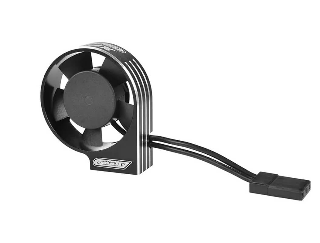 CORALLY ESC ULTRA HIGH SPEED FAN XF-40 BEC CONN. 40MM BK/SI C-53116-2