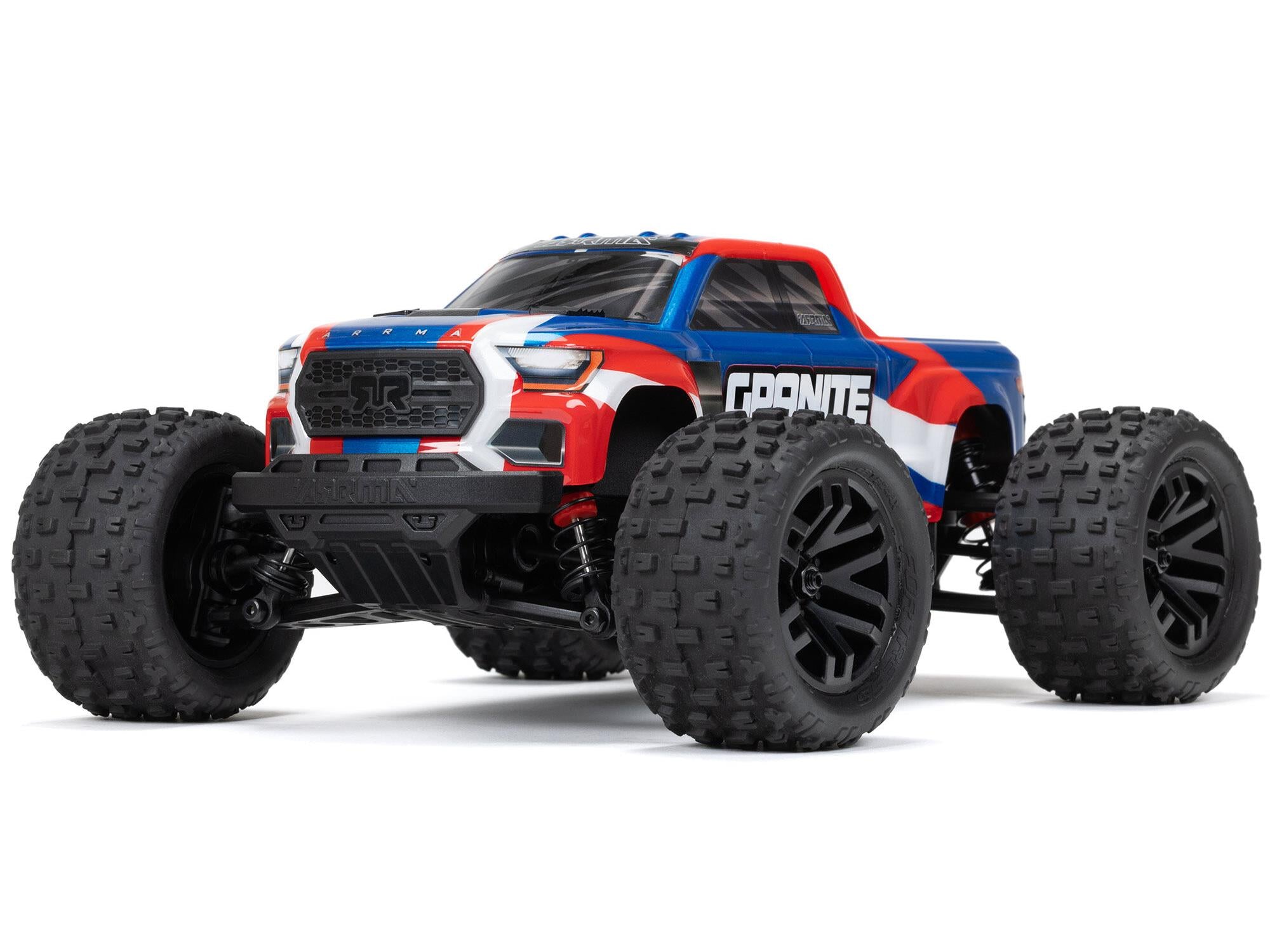 1/18 Granite GROM 4wd MT RTR Mega w/Lipo Batt/USB Chg Bl/Red