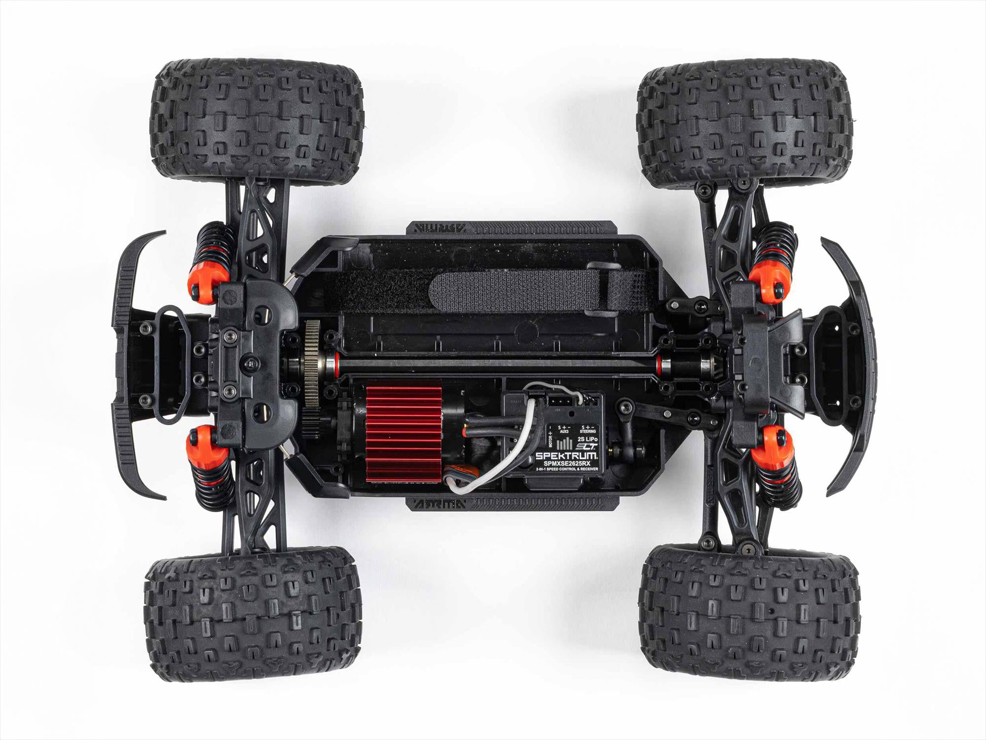 1/18 Granite GROM 4wd MT RTR Mega w/Lipo Batt/USB Chg Bl/Red