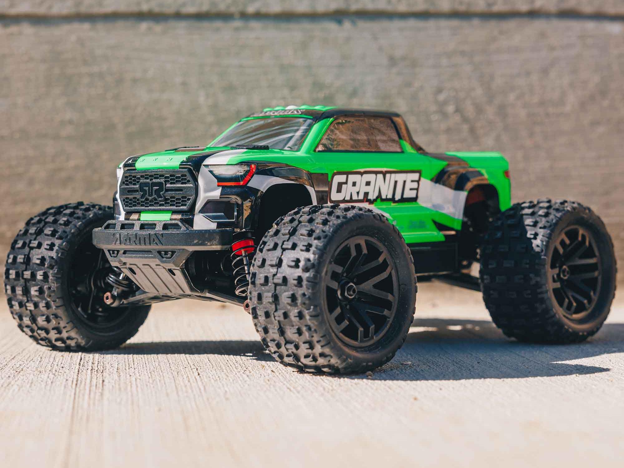 1/18 Granite GROM 4wd MT RTR Mega w/Lipo Batt/USB Chg Green