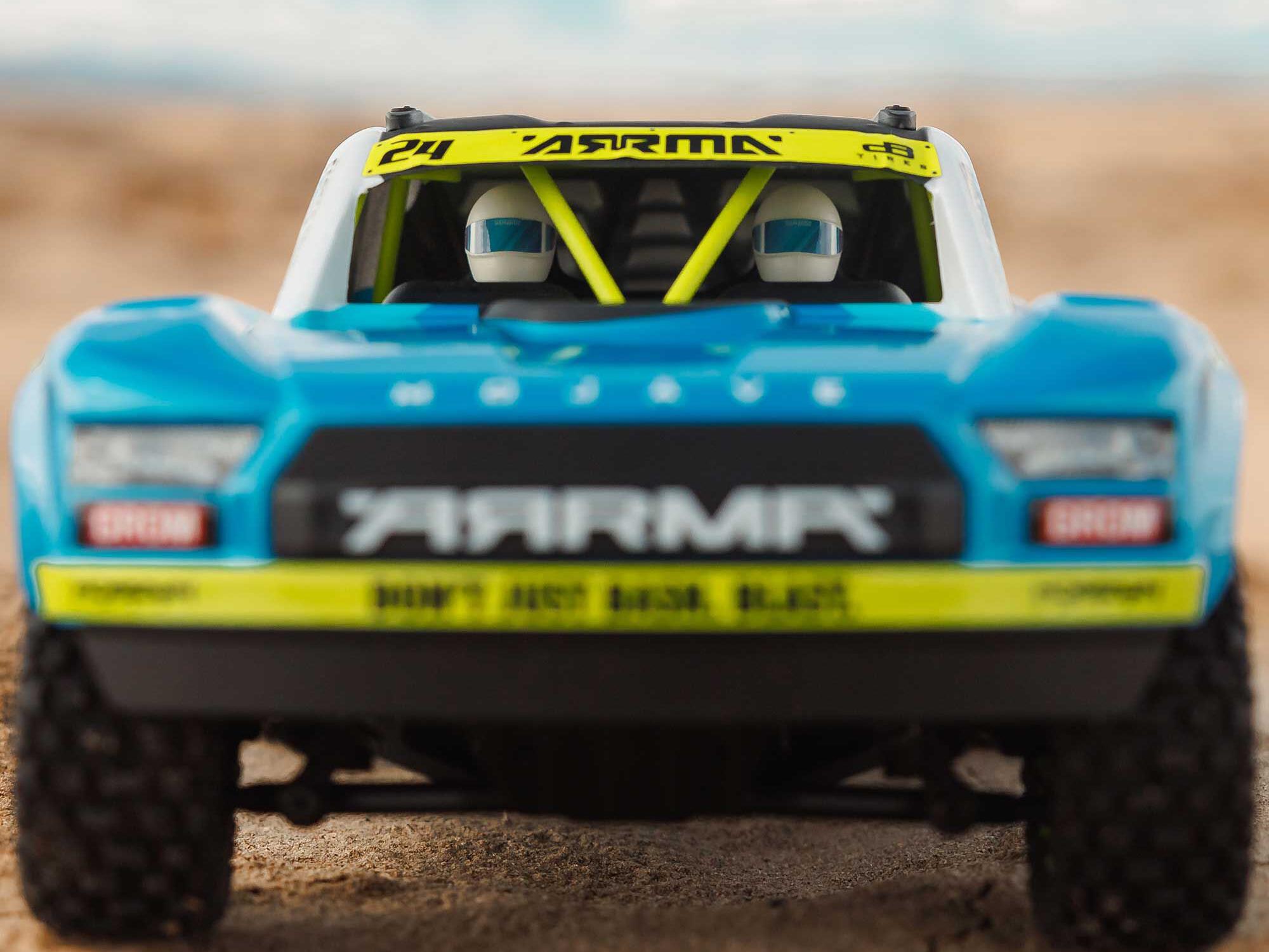 Arrma Mojave Grom Mega 380 1/18 Brushed 4X4 Small Scale Desert Truck RTR Blue C-ARA2104T2