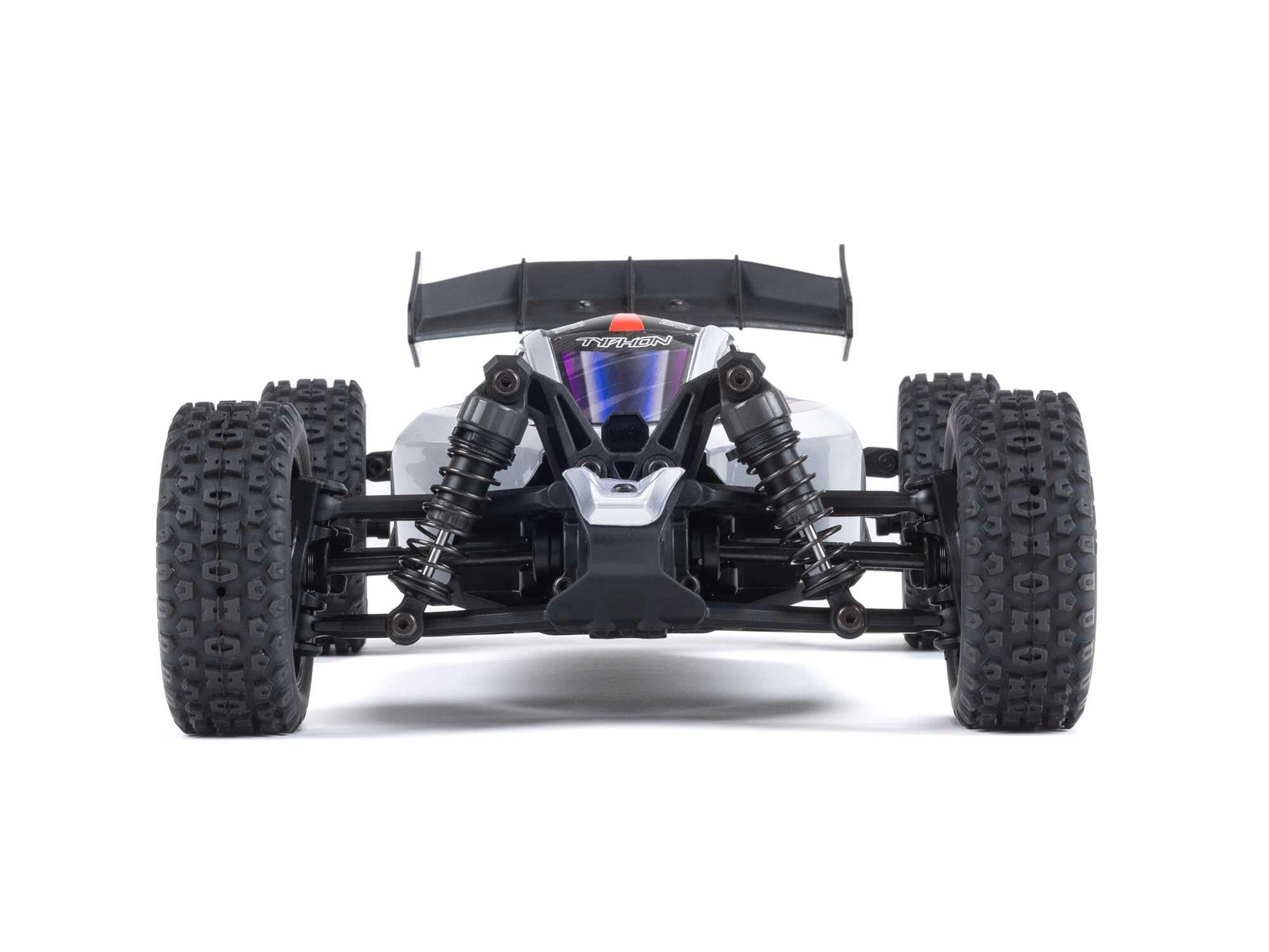 1/18 Typhon GROM 4wd Smart RTR w/Lipo Batt/USB Chg Blue/Silv