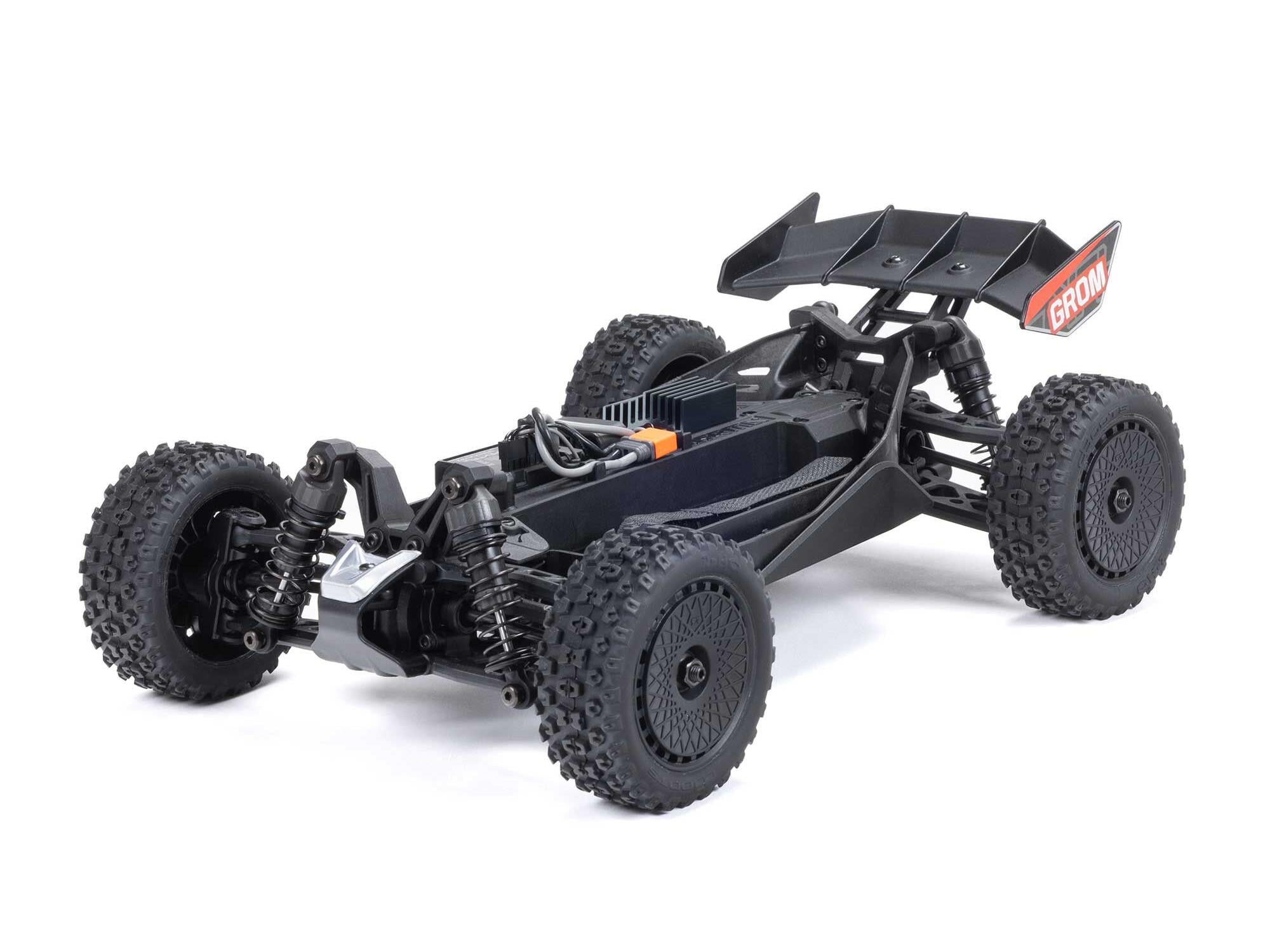 1/18 Typhon GROM 4wd Smart RTR w/Lipo Batt/USB Chg Blue/Silv