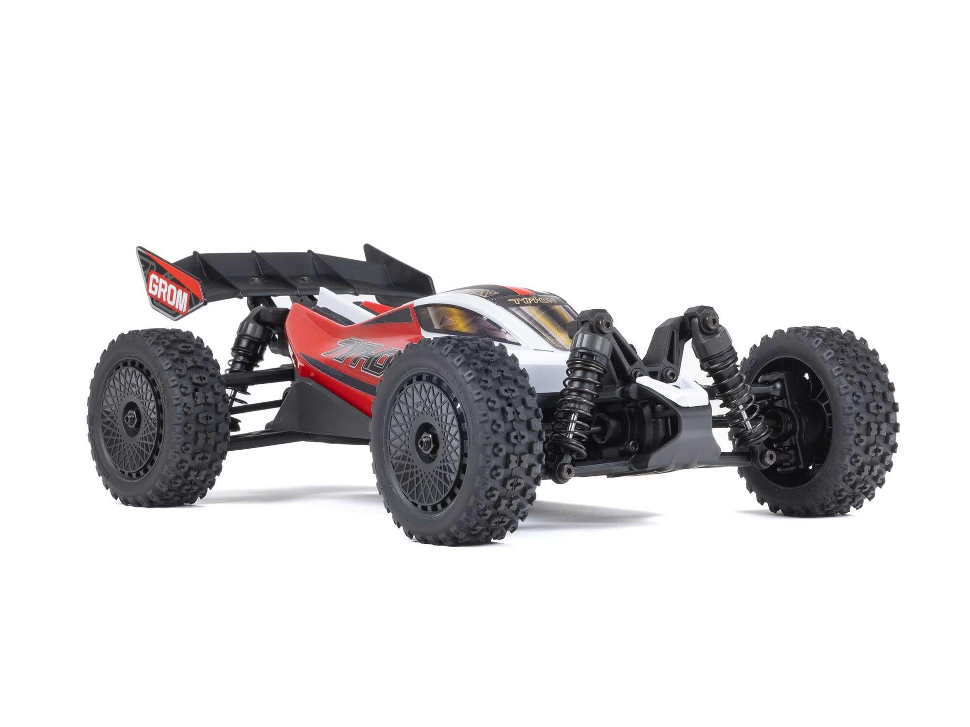 1/18 Typhon GROM 4wd Smart RTR w/Lipo Batt/USB Chg Red/White