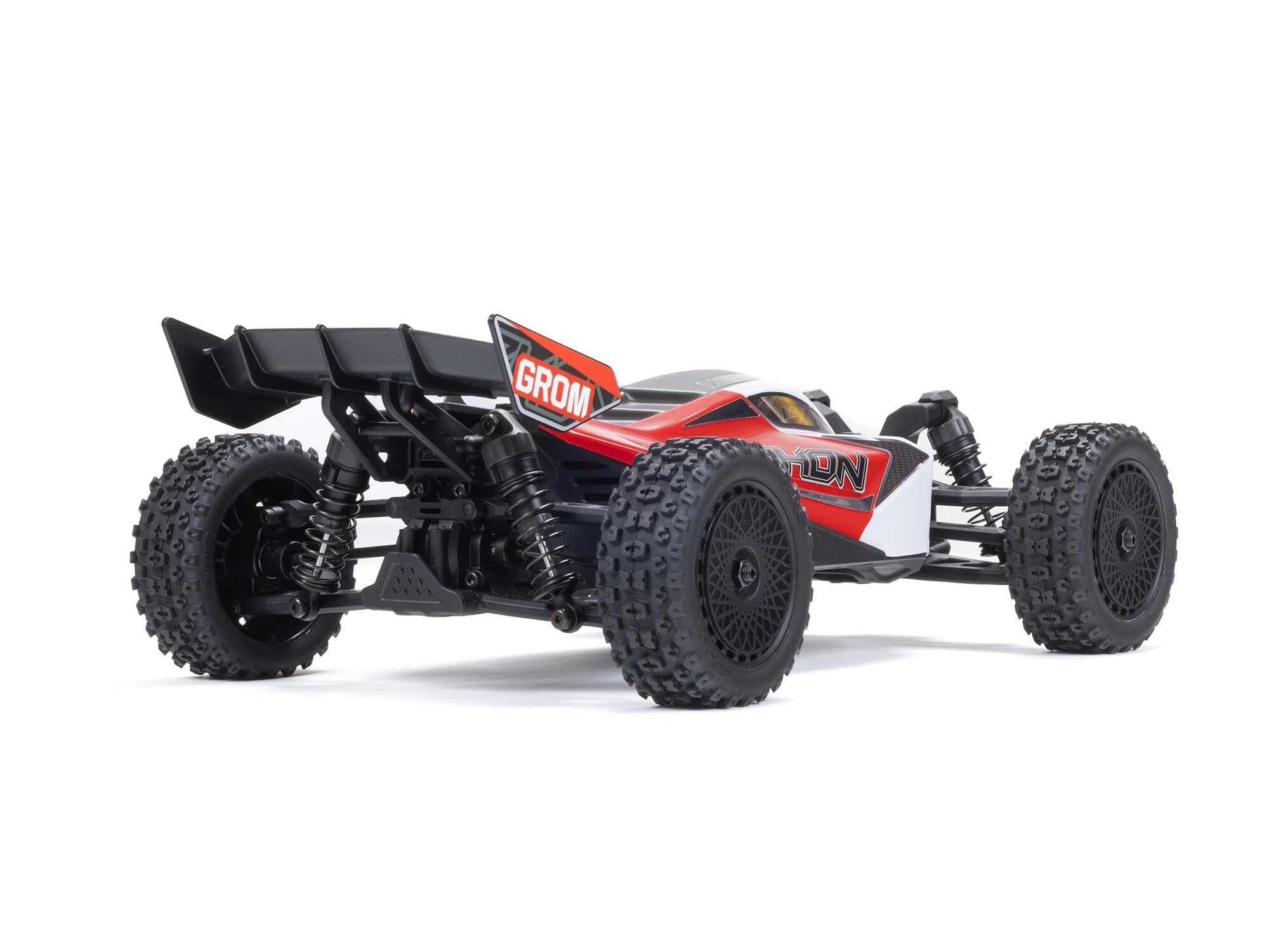 1/18 Typhon GROM 4wd Smart RTR w/Lipo Batt/USB Chg Red/White