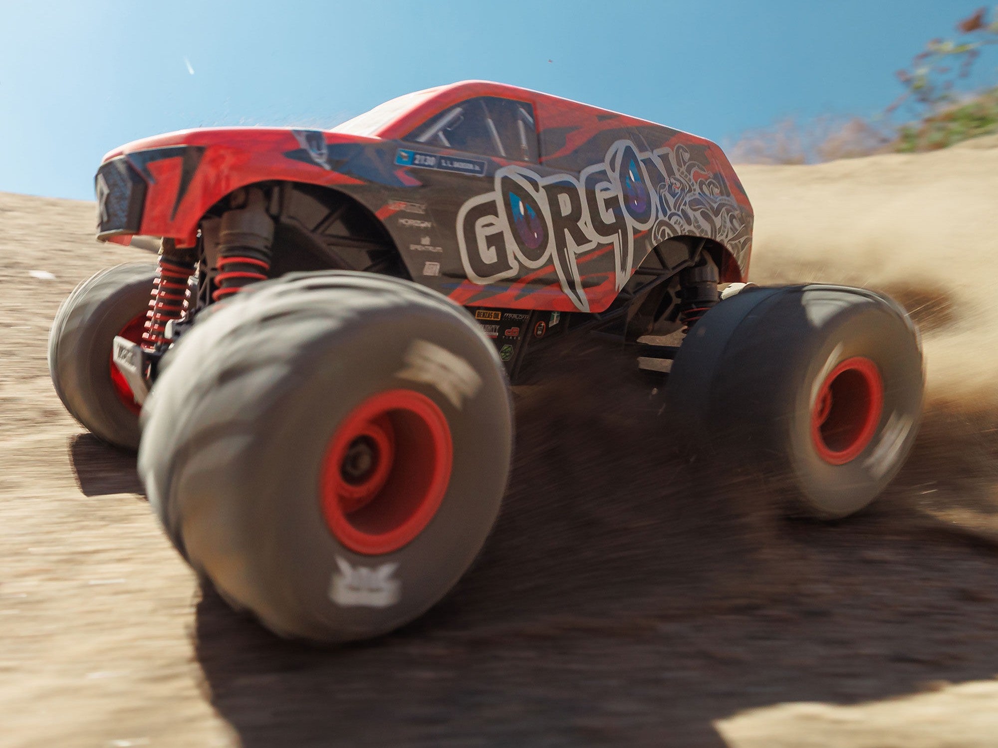 Arrma 1/16 GORGON GROM 4X4 RTR Monster Truck - Red