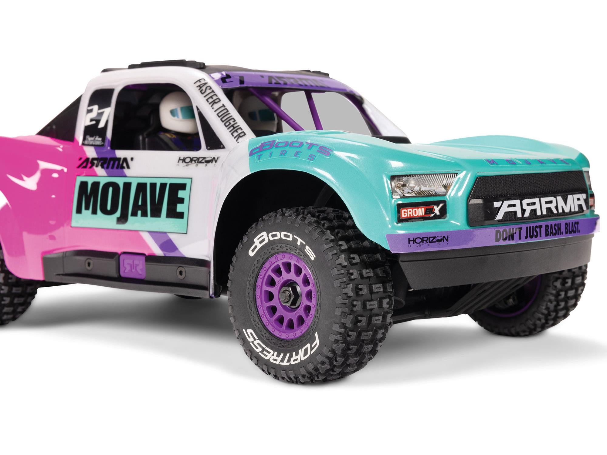 1/18 Mojave Grom 223S Blx 4X4 Dt With Batt/Charger Teal C-ARA2304ST1