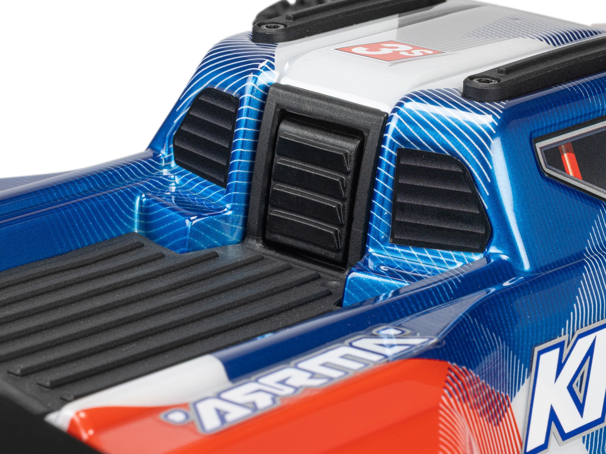 Arrma 1/16 Mini Kraton 3S Dsc 4X4 Rtr With Batt/Charg, Red/Blue C-ARA2508ST1